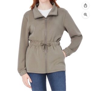 Women's Members Mark SandWash Jacket size Small Like New Khaki